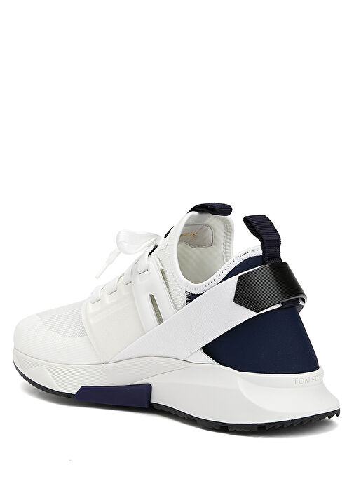 Jago Beyaz Lacivert Erkek Sneaker - Görsel 4