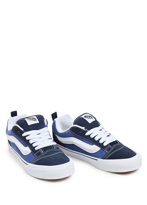 Knu Skool Mavi Erkek Deri Sneaker - Görsel 3