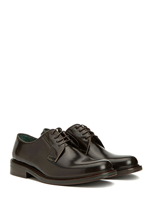 Kahverengi Erkek Deri Ayakkabı - Görsel 9