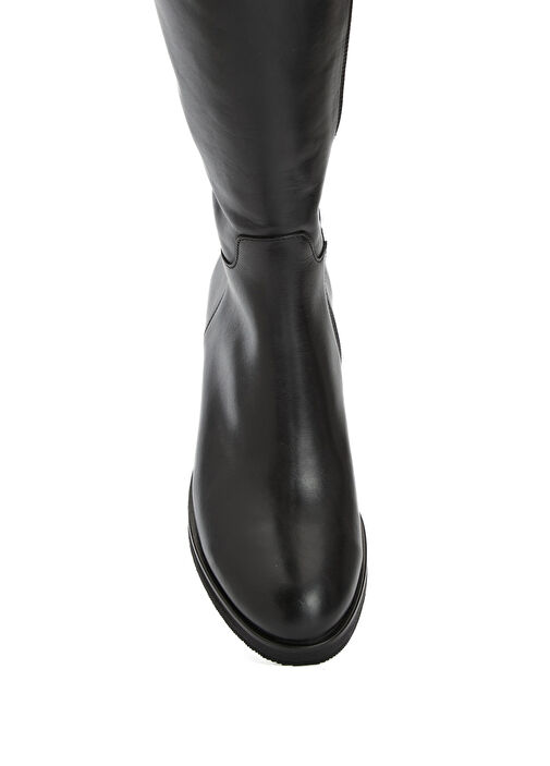 Siyah Kadın Süet Çizme - Görsel 5