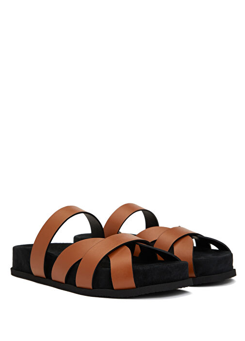 Taba Kadın Deri Terlik - Görsel 3