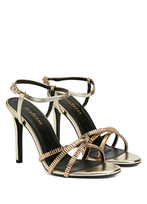 Divarese Divarese Gold SANDALET Beymen'de! Gold - 3. görsel