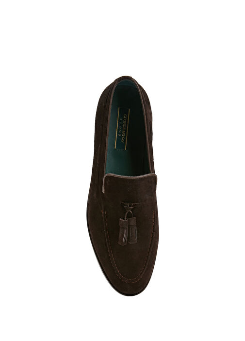 Kahverengi Erkek Deri Loafer - Görsel 5