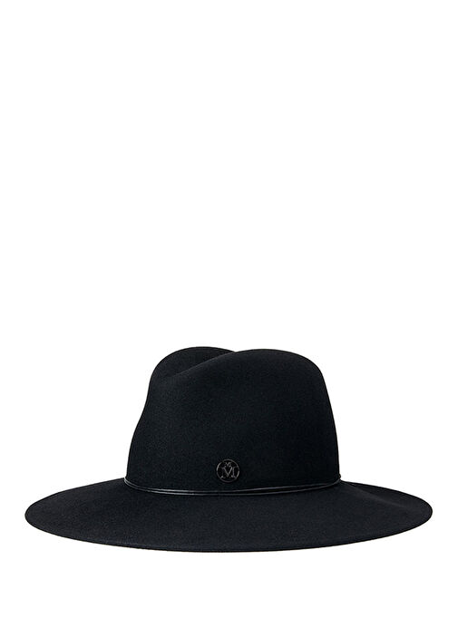 【数々のアワードを受賞】 Michel Maison - Hat Women's Detailed Logo Black 帽子