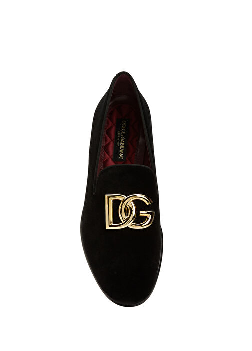 Siyah Logo Detaylı Erkek Loafer - Görsel 5