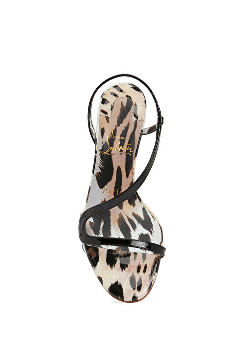 Rosalie Leopar Kadın Deri Sandalet - Görsel 5