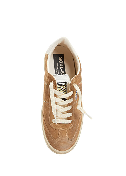 Soul Star Bej Kadın Deri Sneaker - Görsel 5