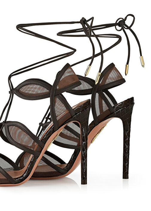 Aquazzura Aquazzura Fatal Attraction Koyu Kahverengi Kadın Sandalet Sandalet & Terlik | Beymen Koyu Kahverengi - 4. görsel