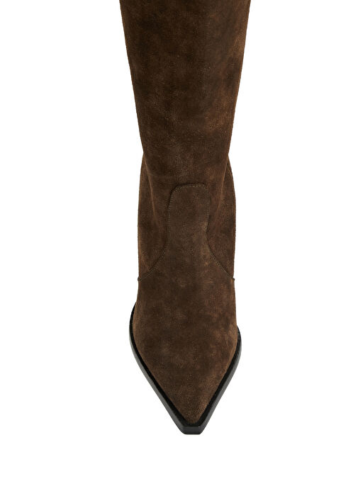 Tarçın Kadın Deri Çizme - Görsel 5