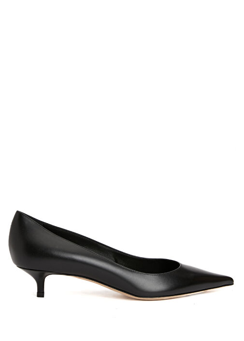 Amelia Siyah Deri Topuklu Ayakkabı - Görsel 2