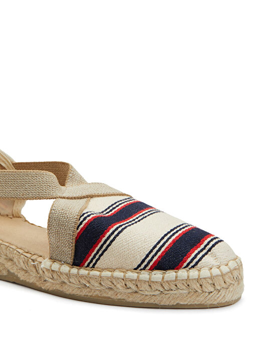 Lacivert Bej Kadın Espadril - Görsel 7