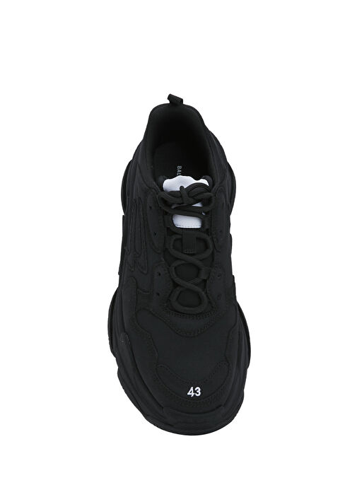 Triple S Siyah Erkek Sneaker - Görsel 5