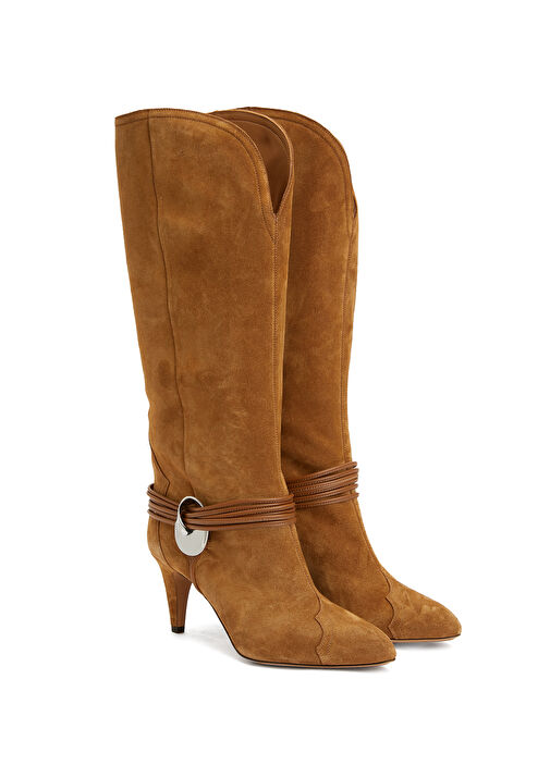 Konyak Kadın Süet Çizme - Görsel 3