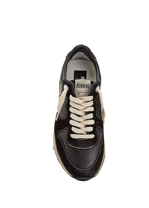 Running Sole Siyah Kadın Deri Sneaker - Görsel 5