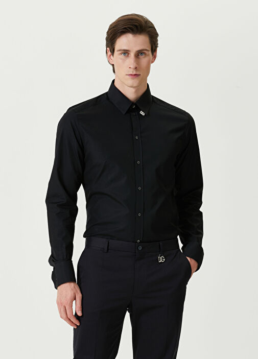 Dolce & Gabbana ブラックタンクトップ 38 タンクトップ ジャージー DGロゴ