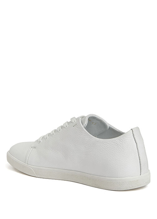 Beyaz Erkek Deri Sneaker - Görsel 10