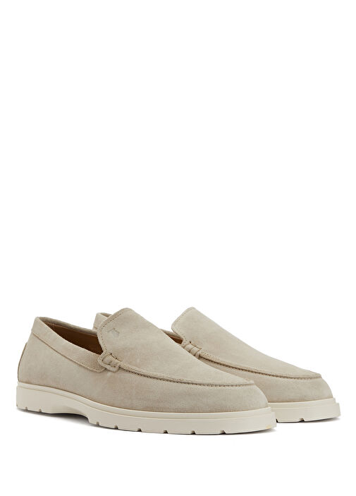 Fildişi Erkek Deri Loafer - Görsel 3