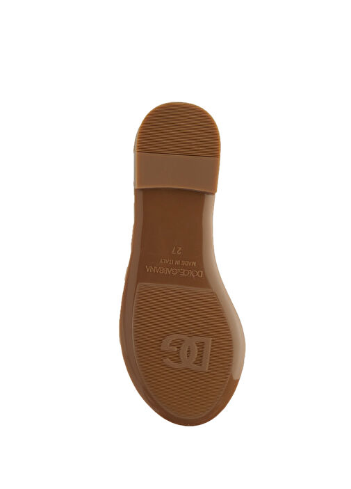 Beyaz Kız Çocuk Deri Babet - Görsel 6