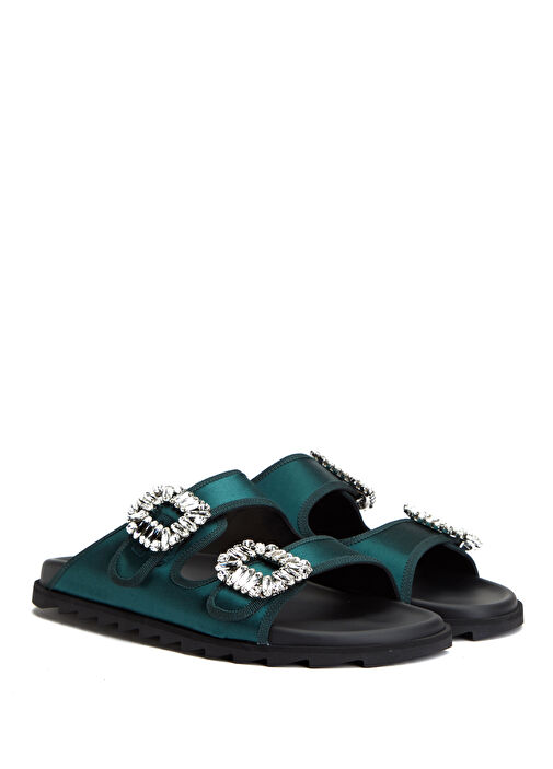 Roger Vivier Roger Vivier Koyu Yeşil Kadın Terlik Beymen'de! Koyu Yeşil - 3. görsel