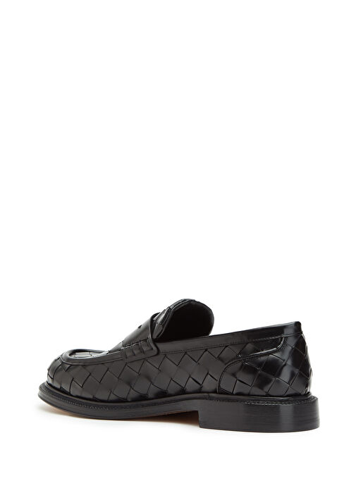 James Siyah Erkek Deri Loafer - Görsel 4