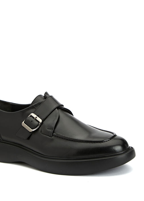 Siyah Erkek Deri Ayakkabı - Görsel 7