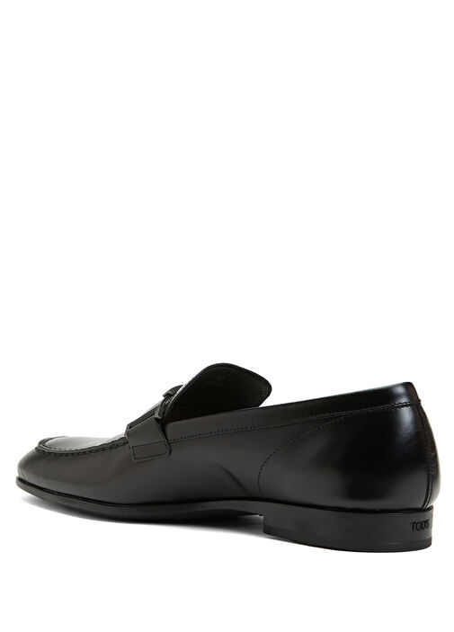 Siyah Erkek Deri Loafer - Görsel 4