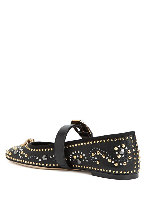 Siyah Deri Babet - Görsel 4