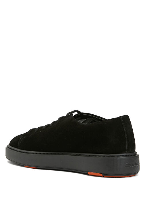 Siyah Erkek Süet Sneaker - Görsel 4