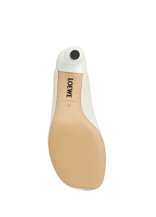 Toy Beyaz Kadın Deri Terlik - Görsel 6