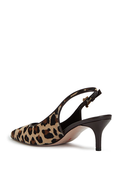 Beymen Collection Beymen Collection Essential Leopar Deri Topuklu Ayakkabı Basketbol Ayakkabıları | Beymen Leopar - 4. görsel