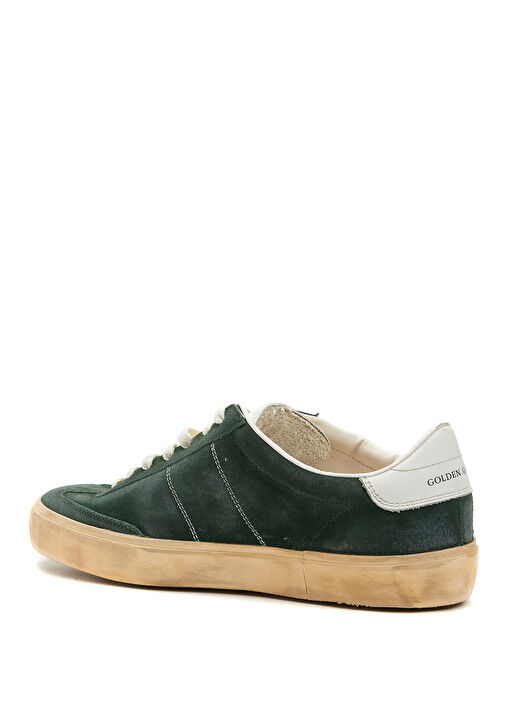 Soul Star Koyu Yeşil Erkek Deri Sneaker - Görsel 4