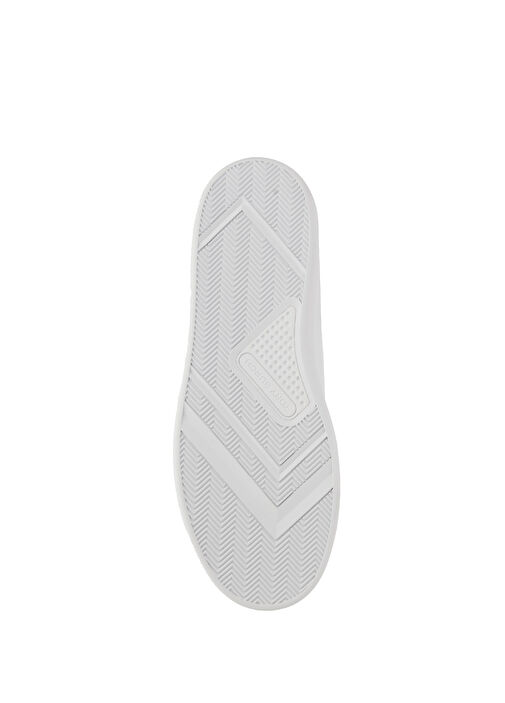 Double T Howell Court Beyaz Pudra Deri Sneaker - Görsel 6