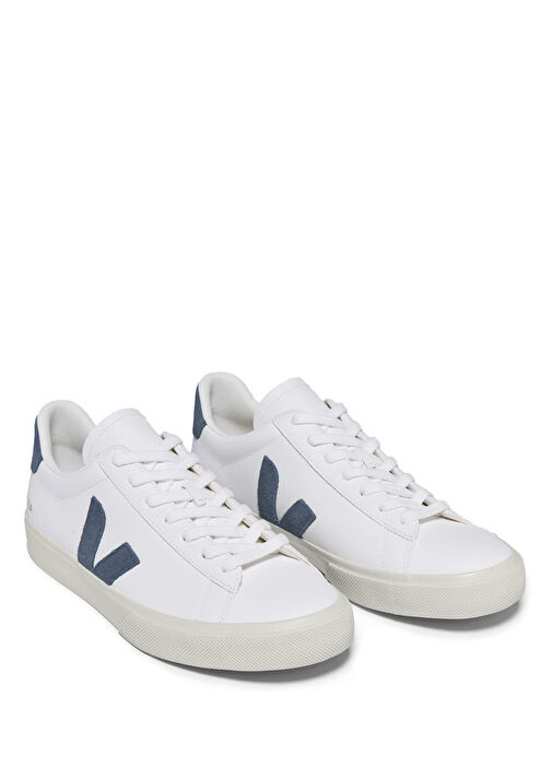 Campo Chromefree Lacivert Beyaz Erkek Deri Sneaker - Görsel 3