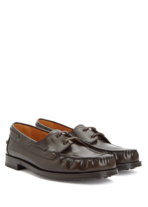 Kahverengi Erkek Deri Loafer - Görsel 3