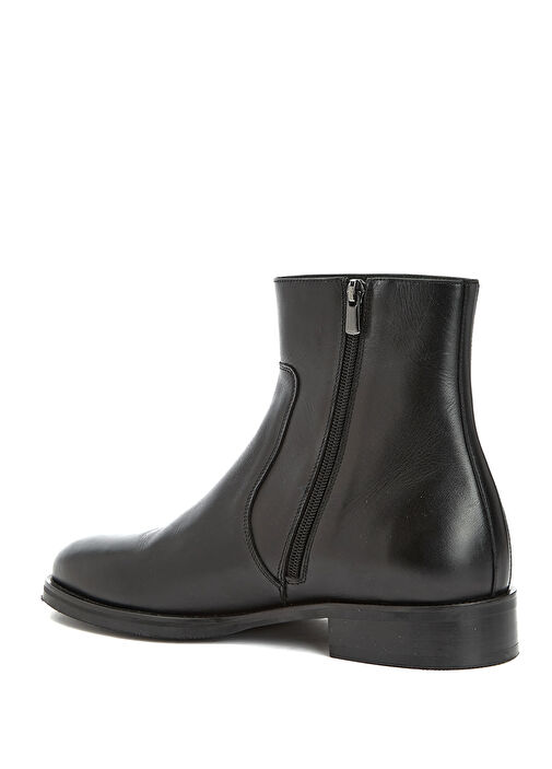 Siyah Erkek Deri Bot - Görsel 4