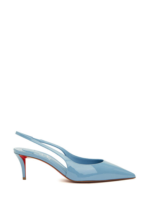 Christian Louboutin Mavi Kadın Miss Mavi Deri Topuklu Ayakkabı
