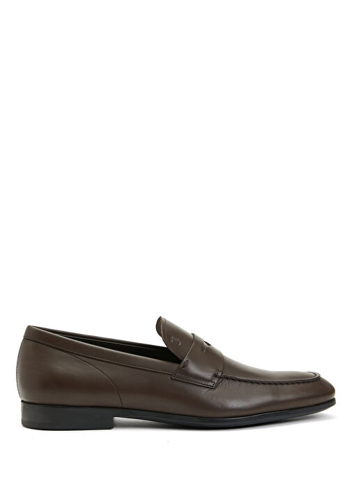 Tod's Kahverengi Tod's Deri Erkek Loafer
