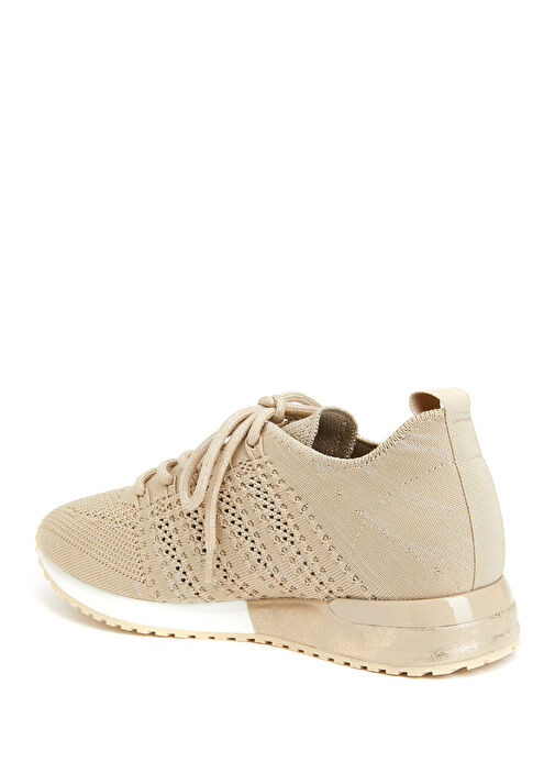 Bej Kadın Sneaker - Görsel 4