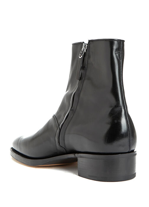 Siyah Erkek Deri Bot - Görsel 4