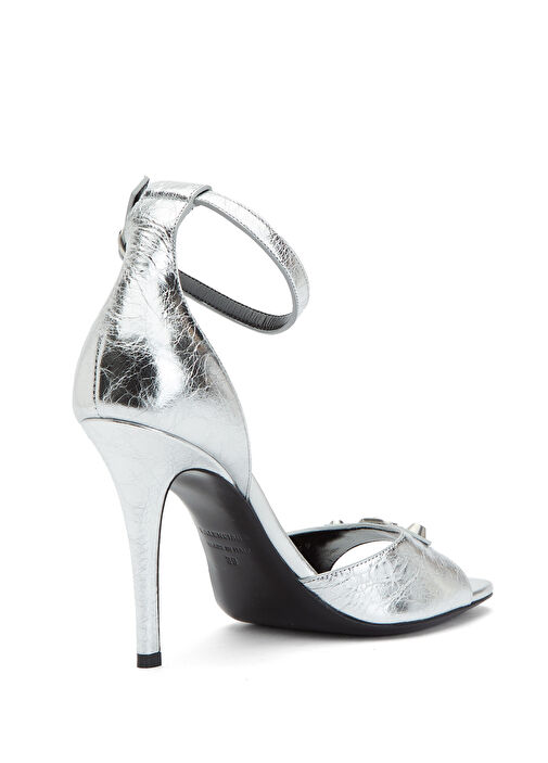 Balenciaga Balenciaga Gümüş Silver Kadın Deri Sandalet Sandalet & Terlik | Beymen Gümüş - 4. görsel