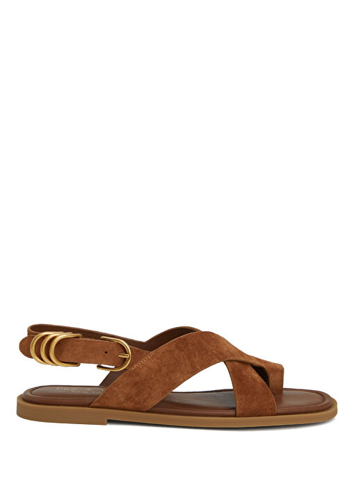 Gia Taba Kadın Süet Sandalet - Görsel 2