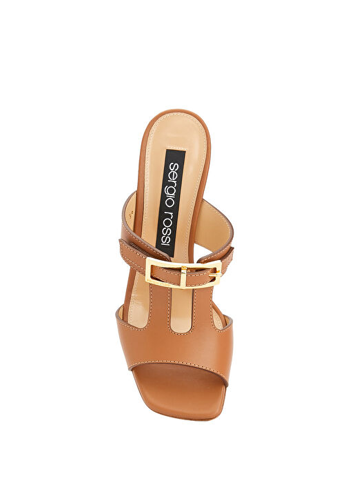 Bej Kadın Deri Terlik - Görsel 5