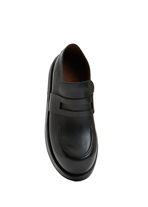 Siyah Erkek Deri Loafer - Görsel 5