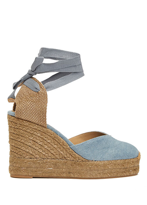 Chiara Açık Mavi Kadın Organik Pamuk Espadril