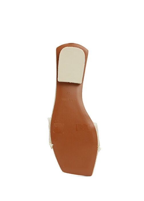 Krem Kadın Terlik - Görsel 6