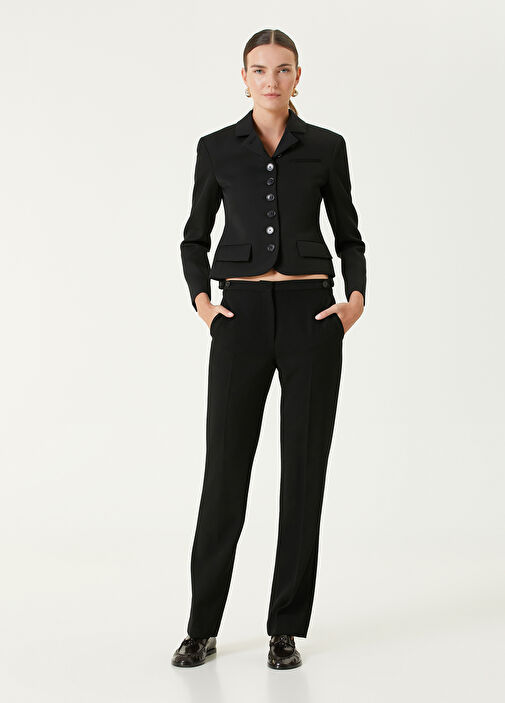 The Row - Fletcher Black Wool Jacket