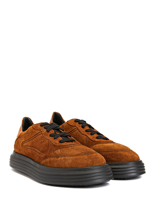 Taba Erkek Süet Sneaker - Görsel 3