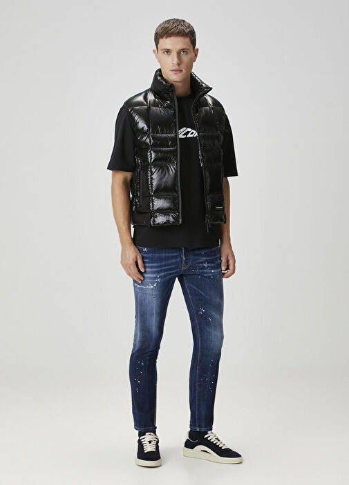 【美品】DSQUARED2 TIDY BIKER JEAN ブラック 50 XL Dsquared2 - Tidy Biker Lacivert Jean Pantolon - Lacivert