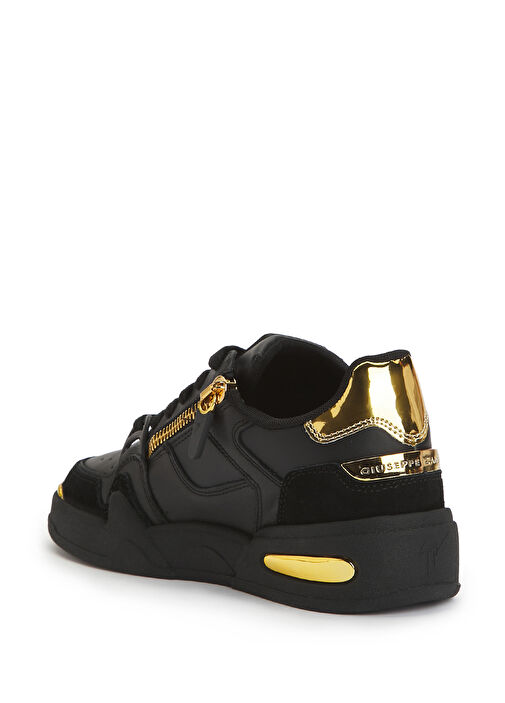 Frankie Siyah Kadın Deri Sneaker - Görsel 4