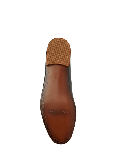 Siyah Kadın Deri Loafer - Görsel 12